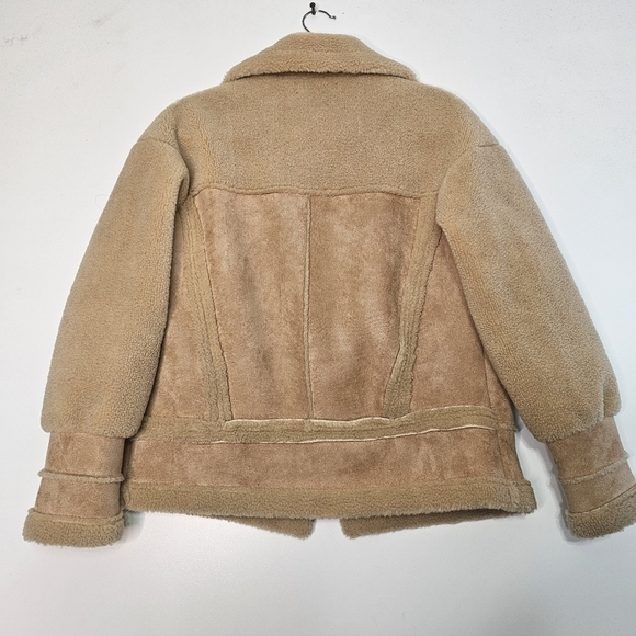 Bear Witness To This Faux Suede Aviator Jacket - Picture 10 of 13